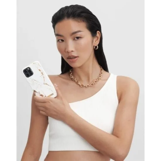 Ideal of Sweden Case for iPhone 14 Pro Fashion - Carrara Gold